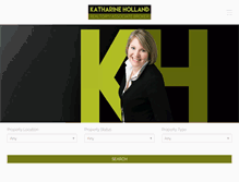 Tablet Screenshot of katharineholland.com